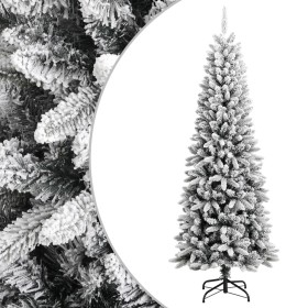 Artificial Christmas tree with snow PVC and PE 210 cm by vidaXL, Christmas trees - Ref: Foro24-345191, Price: 150,40 €, Disco...