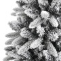 Árbol de Navidad artificial con nieve PVC y PE 210 cm