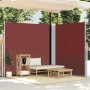 Toldo lateral retráctil marrón 220x600 cm
