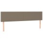 Kopfteile 2 Einheiten aus taupegrauem Stoff 100x5x78/88 cm von vidaXL, Kopf- und Fußteile - Ref: Foro24-345848, Preis: 73,21 ...