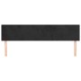 Cabeceros 2 unidades de terciopelo negro 100x5x78/88 cm de vidaXL, Cabeceros y pies de cama - Ref: Foro24-345860, Precio: 74,...