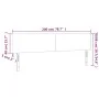 Headboards 2 units of taupe gray fabric 100x5x78/88 cm by vidaXL, Headboards and footboards - Ref: Foro24-345848, Price: 75,6...