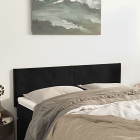 Kopfteile 2 Einheiten aus schwarzem Samt 72x5x78/88 cm von vidaXL, Kopf- und Fußteile - Ref: Foro24-345800, Preis: 58,96 €, R...