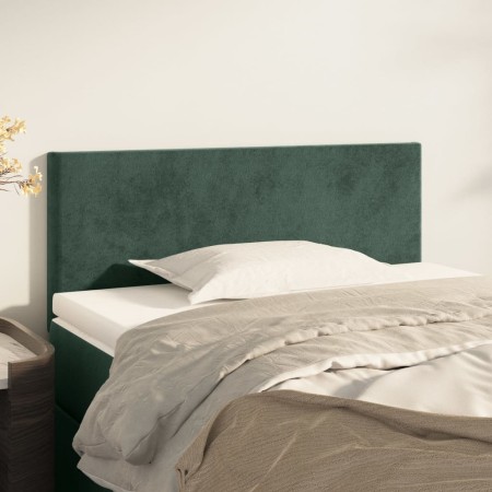 Dunkelgrünes Samtkopfteil 100x5x78/88 cm von vidaXL, Kopf- und Fußteile - Ref: Foro24-345781, Preis: 33,23 €, Rabatt: %