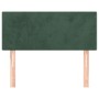 Dunkelgrünes Samtkopfteil 100x5x78/88 cm von vidaXL, Kopf- und Fußteile - Ref: Foro24-345781, Preis: 33,23 €, Rabatt: %