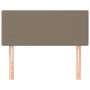 Kopfteil aus taupegrauem Stoff, 80 x 5 x 78/88 cm von vidaXL, Kopf- und Fußteile - Ref: Foro24-345728, Preis: 36,86 €, Rabatt: %