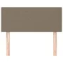 Taupe gray fabric headboard 80x5x78/88 cm by vidaXL, Headboards and footboards - Ref: Foro24-345728, Price: 36,32 €, Discount: %