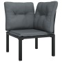 Garden furniture set 7 pieces black and gray synthetic rattan by vidaXL, Garden sets - Ref: Foro24-3187760, Price: 338,90 €, ...