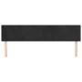 Cabeceros 2 unidades de terciopelo negro 80x5x78/88 cm de vidaXL, Cabeceros y pies de cama - Ref: Foro24-345820, Precio: 66,0...