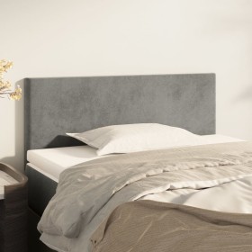 Cabecero de terciopelo gris claro 80x5x78/88 cm de vidaXL, Cabeceros y pies de cama - Ref: Foro24-345738, Precio: 29,86 €, De...