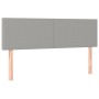Kopfteile 2 Einheiten hellgrauer Stoff 72x5x78/88 cm von vidaXL, Kopf- und Fußteile - Ref: Foro24-345784, Preis: 58,56 €, Rab...