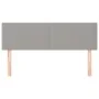 Headboards 2 units light gray fabric 72x5x78/88 cm by vidaXL, Headboards and footboards - Ref: Foro24-345784, Price: 63,80 €,...