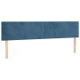 Kopfteile 2 Einheiten aus dunkelblauem Samt 80x5x78/88 cm von vidaXL, Kopf- und Fußteile - Ref: Foro24-345822, Preis: 61,25 €...