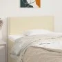 Cabecero de cuero sintético color crema 100x5x78/88 cm de vidaXL, Cabeceros y pies de cama - Ref: Foro24-345914, Precio: 27,2...