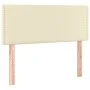 Cabecero de cuero sintético color crema 100x5x78/88 cm de vidaXL, Cabeceros y pies de cama - Ref: Foro24-345914, Precio: 27,2...