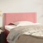 Rosa Samtkopfteil 80x5x78/88 cm von vidaXL, Kopf- und Fußteile - Ref: Foro24-345883, Preis: 28,30 €, Rabatt: %