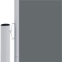 Toldo lateral retráctil antracita 160x1200 cm