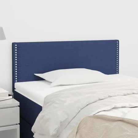 Cabecero de tela azul 80x5x78/88 cm de vidaXL, Cabeceros y pies de cama - Ref: Foro24-345870, Precio: 25,46 €, Descuento: %