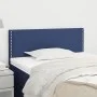 Cabecero de tela azul 80x5x78/88 cm de vidaXL, Cabeceros y pies de cama - Ref: Foro24-345870, Precio: 25,46 €, Descuento: %