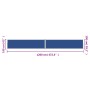 Toldo lateral retráctil azul 160x1200 cm