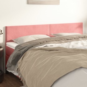 Kopfteile 2 Einheiten aus rosa Samt 80x5x78/88 cm von vidaXL, Kopf- und Fußteile - Ref: Foro24-345823, Preis: 61,09 €, Rabatt: %