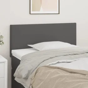 Gray synthetic leather headboard 80x5x78/88 cm by vidaXL, Headboards and footboards - Ref: Foro24-345736, Price: 43,66 €, Dis...