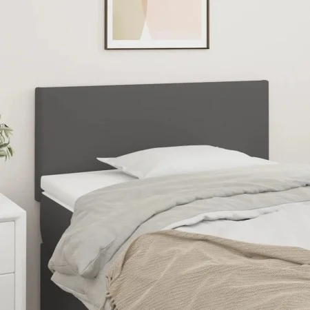 Cabecero de cuero sintético gris 80x5x78/88 cm de vidaXL, Cabeceros y pies de cama - Ref: Foro24-345736, Precio: 43,66 €, Des...