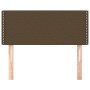Kopfteil aus dunkelbraunem Stoff, 100 x 5 x 78/88 cm von vidaXL, Kopf- und Fußteile - Ref: Foro24-345907, Preis: 25,16 €, Rab...