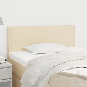 Cream fabric headboard 100x5x78/88 cm by vidaXL, Headboards and footboards - Ref: Foro24-345909, Price: 25,87 €, Discount: %
