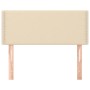 Cabecero de tela color crema 100x5x78/88 cm de vidaXL, Cabeceros y pies de cama - Ref: Foro24-345909, Precio: 31,44 €, Descue...