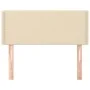 Cabecero de tela color crema 100x5x78/88 cm de vidaXL, Cabeceros y pies de cama - Ref: Foro24-345909, Precio: 31,10 €, Descue...