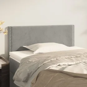 Light gray velvet headboard 80x5x78/88 cm by vidaXL, Headboards and footboards - Ref: Foro24-345878, Price: 22,72 €, Discount: %