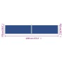 Toldo lateral retráctil azul 220x1200 cm
