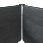 Arriate elevado de jardín WPC gris 200x50x54 cm