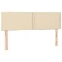 Headboards 2 units cream-colored fabric 72x5x78/88 cm by vidaXL, Headboards and footboards - Ref: Foro24-345929, Price: 34,93...