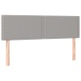 Kopfteile 2 Einheiten hellgrauer Stoff 72x5x78/88 cm von vidaXL, Kopf- und Fußteile - Ref: Foro24-345924, Preis: 34,11 €, Rab...