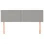 Cabeceros 2 unidades tela gris claro 72x5x78/88 cm de vidaXL, Cabeceros y pies de cama - Ref: Foro24-345924, Precio: 33,89 €,...