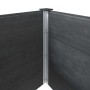 Arriate de WPC gris 200x100x54 cm