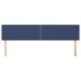 Cabeceros 2 unidades de tela azul 80x5x78/88 cm de vidaXL, Cabeceros y pies de cama - Ref: Foro24-345950, Precio: 44,42 €, De...