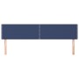 Kopfteile 2 Einheiten aus blauem Stoff 80x5x78/88 cm von vidaXL, Kopf- und Fußteile - Ref: Foro24-345950, Preis: 38,91 €, Rab...