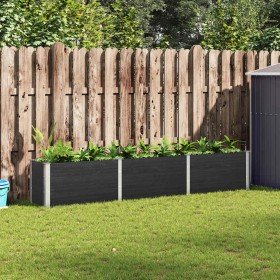 Arriate de WPC gris 300x50x54 cm