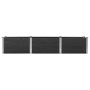 Arriate de WPC gris 300x50x54 cm