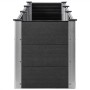 Arriate de WPC gris 300x50x54 cm