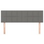 Cabeceros 2 unidades tela gris oscuro 72x5x78/88 cm de vidaXL, Cabeceros y pies de cama - Ref: Foro24-346047, Precio: 63,96 €...