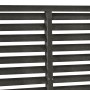 Valla de lamas WPC gris oscuro 180x180 cm