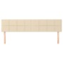 Kopfteile 2 Einheiten aus cremefarbenem Stoff 90x5x78/88 cm von vidaXL, Kopf- und Fußteile - Ref: Foro24-346079, Preis: 69,96...