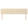 Kopfteile 2 Einheiten aus cremefarbenem Stoff 90x5x78/88 cm von vidaXL, Kopf- und Fußteile - Ref: Foro24-346079, Preis: 66,97...