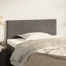 Dark gray velvet headboard 90x5x78/88 cm by vidaXL, Headboards and footboards - Ref: Foro24-345759, Price: 38,14 €, Discount: %