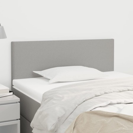 Kopfteil aus hellgrauem Stoff, 100 x 5 x 78/88 cm von vidaXL, Kopf- und Fußteile - Ref: Foro24-345764, Preis: 32,62 €, Rabatt: %