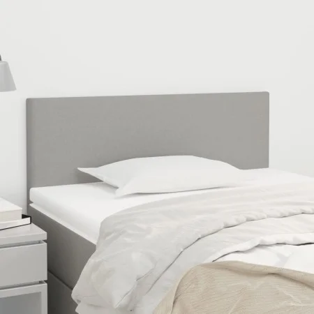 Light gray fabric headboard 100x5x78/88 cm by vidaXL, Headboards and footboards - Ref: Foro24-345764, Price: 33,01 €, Discoun...